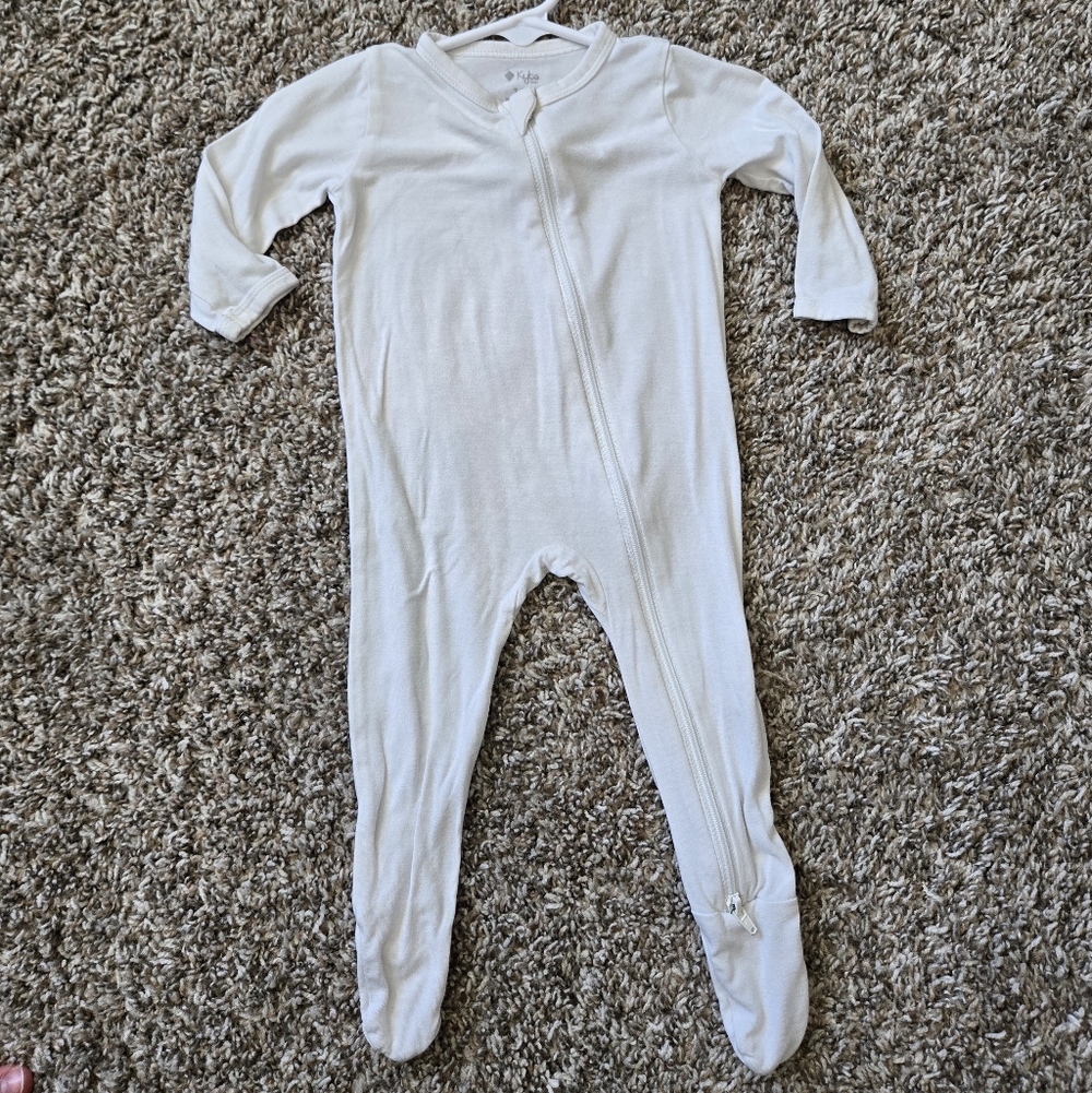 Kyte BABY Cream Short-Sleeve Infant Onesie